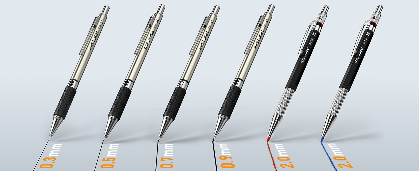 metal mechanical pencil set