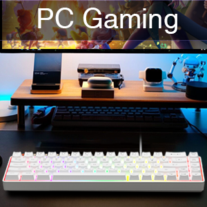 gaming keyboard 60 percent rgb backlit keyboard mini compact keyboard conputer game keyboard