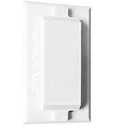 Magnetic Switch Covers, ILIVABLE Light Switch and Outlet Cover for Flat Modern Switches, Not Chil...