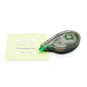 Correction Tape with no drying time in