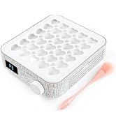 BQAN Nail Dust Collector Portable for Home & Salon - 4200RPM Vacuum with Reusable Filter, for Acr...