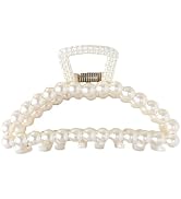 1Pc White Large Hair Clip for Thick Hair, Girls Claw,Big Hair Clips Hair Claws for Thin, Hair Cla...