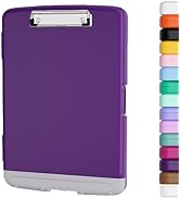 Piasoenc Clipboard with Storage, 8.5x11" Storage Clipboards with Pen Holder and A4 Legal Paper Fo...