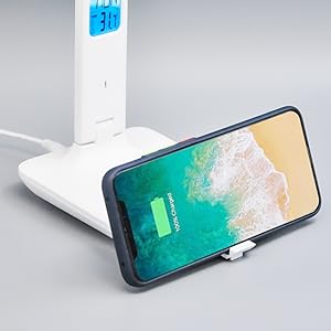 desk lamp office lamp study lamp reading lamp desk light wireless charger usb charging port
