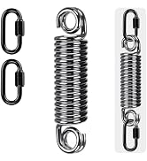 SELEWARE Heavy Duty Bag Spring for Punching Bag - Chrome Plated with Secure Closed-Loop Design fo...