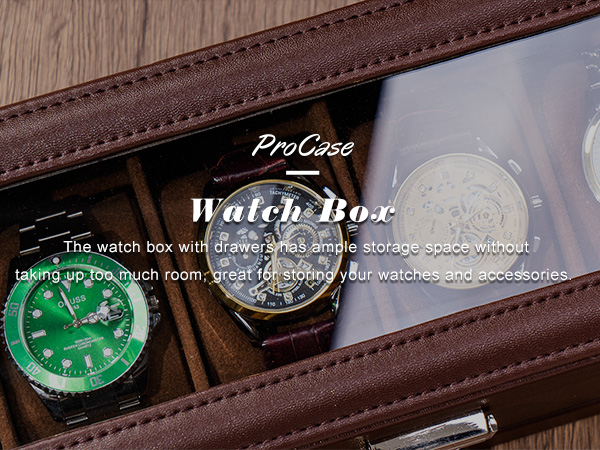 Watch Box with Drawer