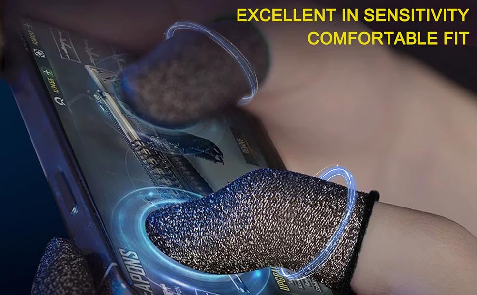finger sleeves gloves for mobile gaming