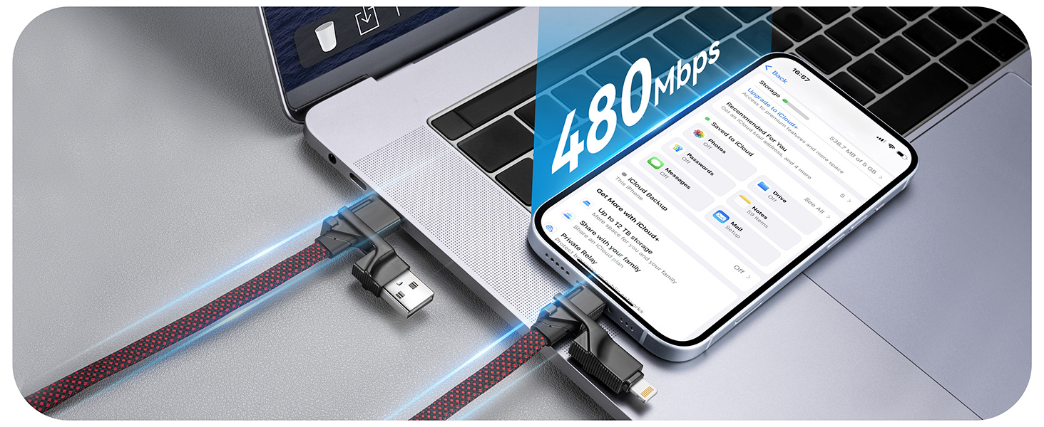 4 in 1 charging cable