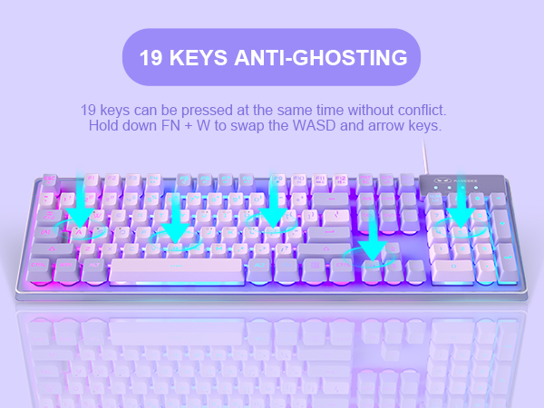 19 Keys Anti-Ghosting