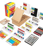 MEEDEN Painting Set, Art Supplies with 24×60ML Heavy-Body Acrylic Paints, Painting Kit with Solid...