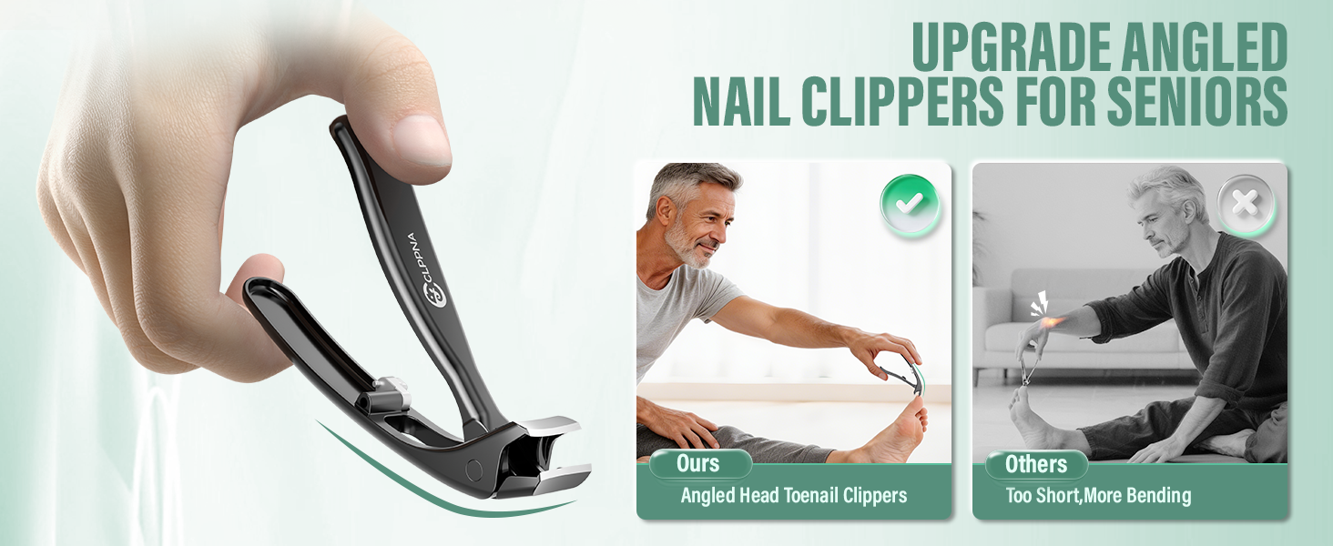 toe nail clippers for seniors long handle