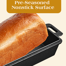 Pre-Seasoned Nonstick Surface