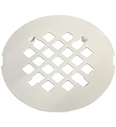 Artiwell 4-1/4” OD Snap-in Shower Drain Cover, Round Shower Drain Strainer Grid, Replacement Cove...