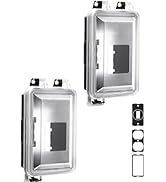 TAYMATIC Slim 1-Gang Outdoor Outlet Cover, Weatherproof PC Receptacle Cover, Extra-Duty, Horizont...