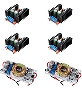hiBCTR 6-Pack DC-DC Boost Converter Modules (2x250W + 4x150W) 10-40V to 12-50V Adjustable Voltage...