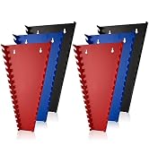 ALOANES 96-Slot ABS Plastic Wrench Organizer, Standard Hanging Wrench Organizer for Tool Box and ...