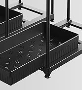 2 pack black under sink organizer