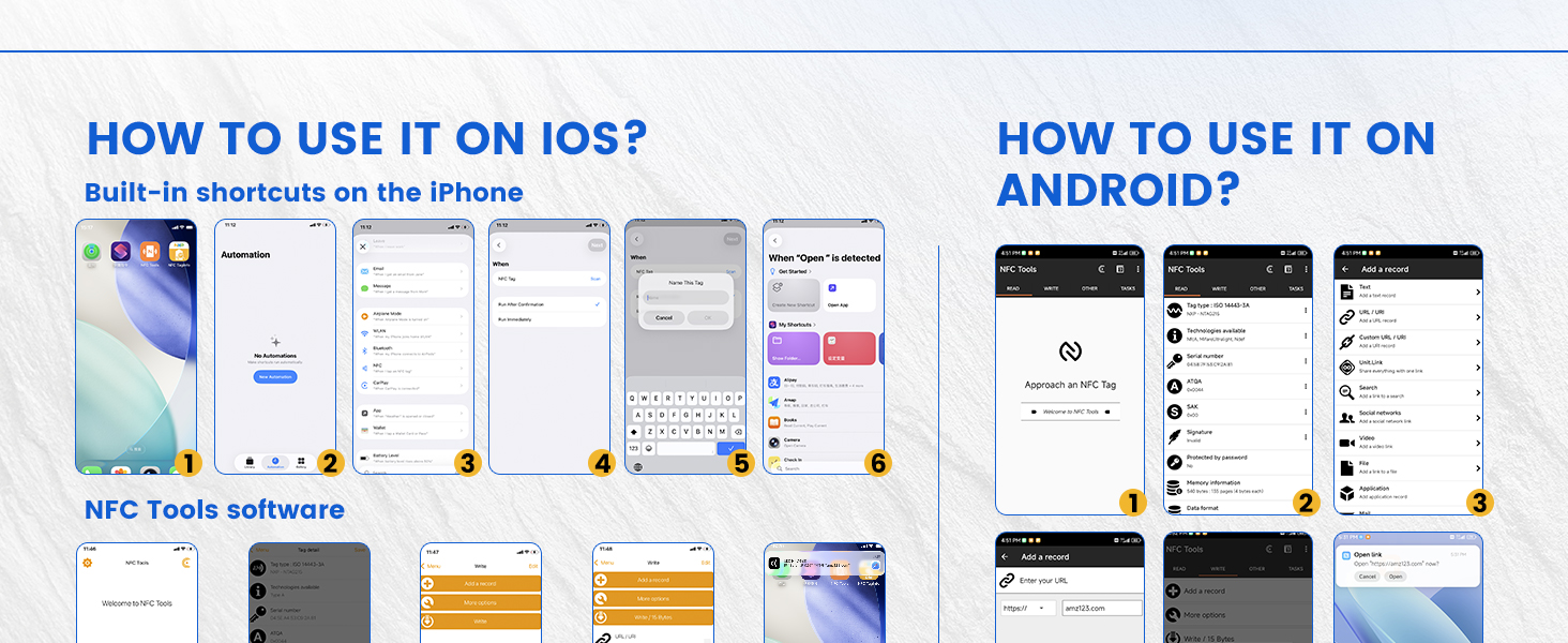HOW TO USE IT ON ANDROID AND IOS