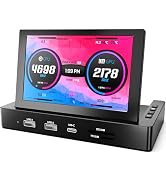 ROADOM 5'' Mini Monitor with Raspberry Pi Mount Holes & USB HUB, Type-C One-Cable Connection&Spea...