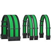Formulamod 16AWG PSU Cable Extension Kit,Power Supply Cable Kit for GPU/CPU, ATX 24PIN/ PCI-E 8(6...
