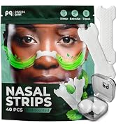Peace&Quiet PQ 40 Nasal Strips for Snoring, Nasal Stripes for Sports & Sleeping - Nose Strips for...