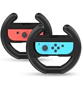 NALENSY Switch Steering Wheel for Nintendo Switch Joy Con Controller, Switch Racing Wheel Grip Fi...