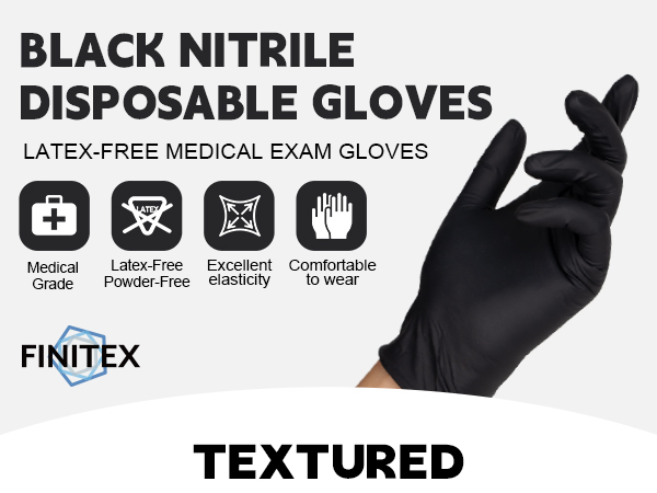 black latex gloves men