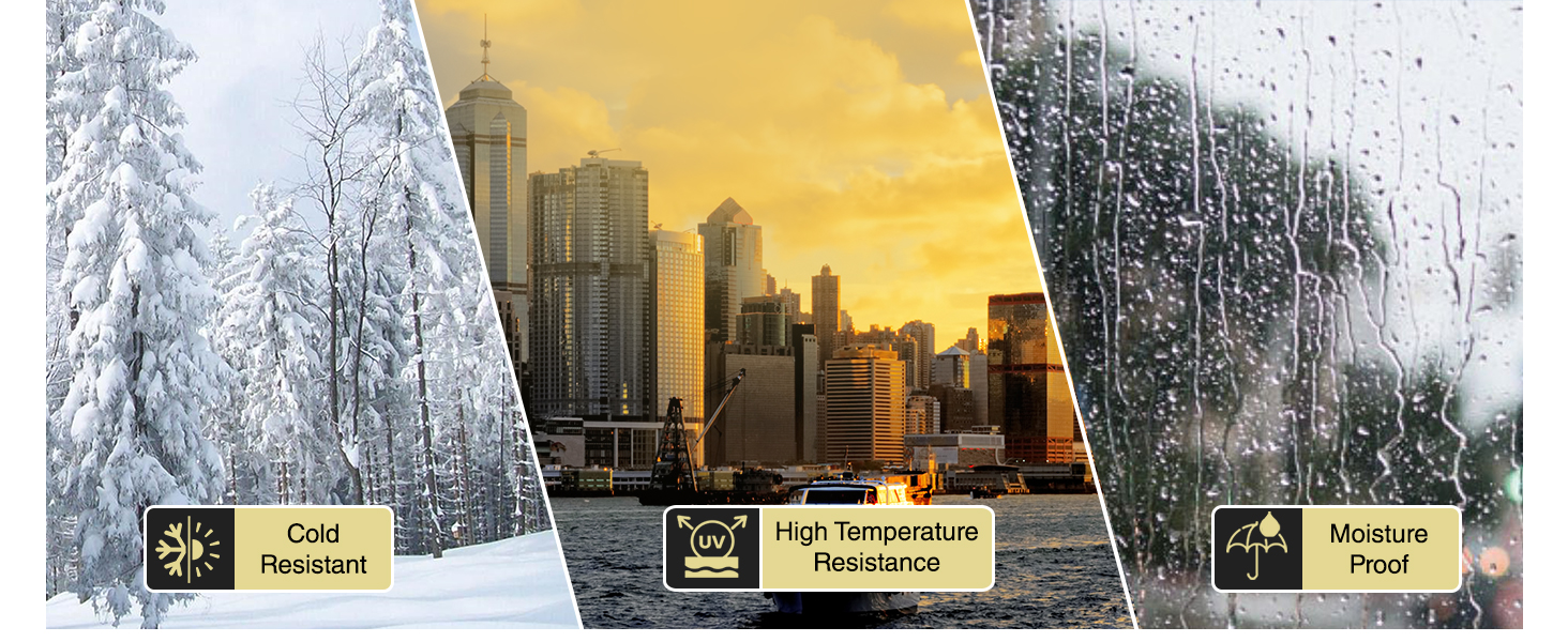 BlueRigger moisture proof outdoor cold heat high temperature resistant rg6 long lasting coaxial lead