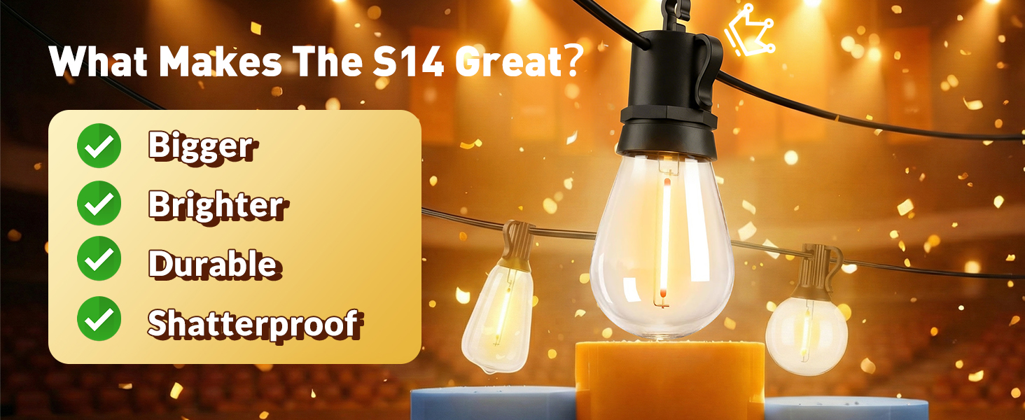 edison bulb string lights outdoor