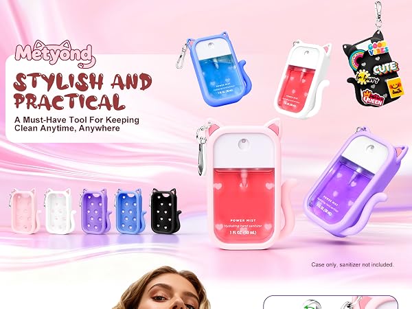 Silicone Case Compatible with Touchland Hand Sanitizer Spray