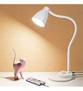 BOHON LED Desk Lamp with USB Charging Port, 3 Color Modes Dimmable Reading Lamp, Auto Dimming Tas...