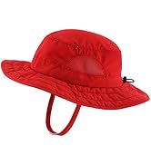 Connectyle Kids Sun Hat for Boys Girls Wide Brim Bucket Hat UPF 50+ Sun Protection Hat Breathable...