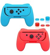 FASTSNAIL Grips Compatible with Nintendo Switch for Joy Con & OLED Model for Joycon, Wear-resista...