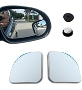 CouTunp 2PCS Blind Spot Mirror, Fan Shaped HD Blindspot Mirror with 360° Adjustment, Frameless Co...