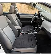 GXARTS 2PCS 21*19.5 Inch Faux Leather seat Cover Driver Side&Passenger Side Car Front Seat Cushio...