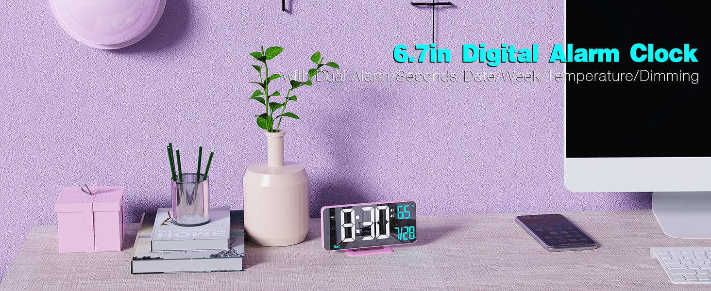 alarm clock with dimming