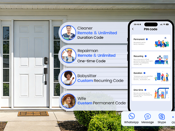 Veise Fingerprint Smart Door Lock