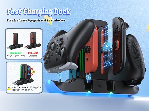 switch 2 pro controller charging dock