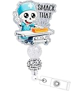 Cosmisun Surgical Tech Badge Reel - Funny Operating Room Retractable Badge Holder with Alligator ...
