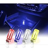 4PCS USB Light,LEDMini Multi-Color Touch-Sensitive Car Night Lights AdjustableBrightness for Car ...