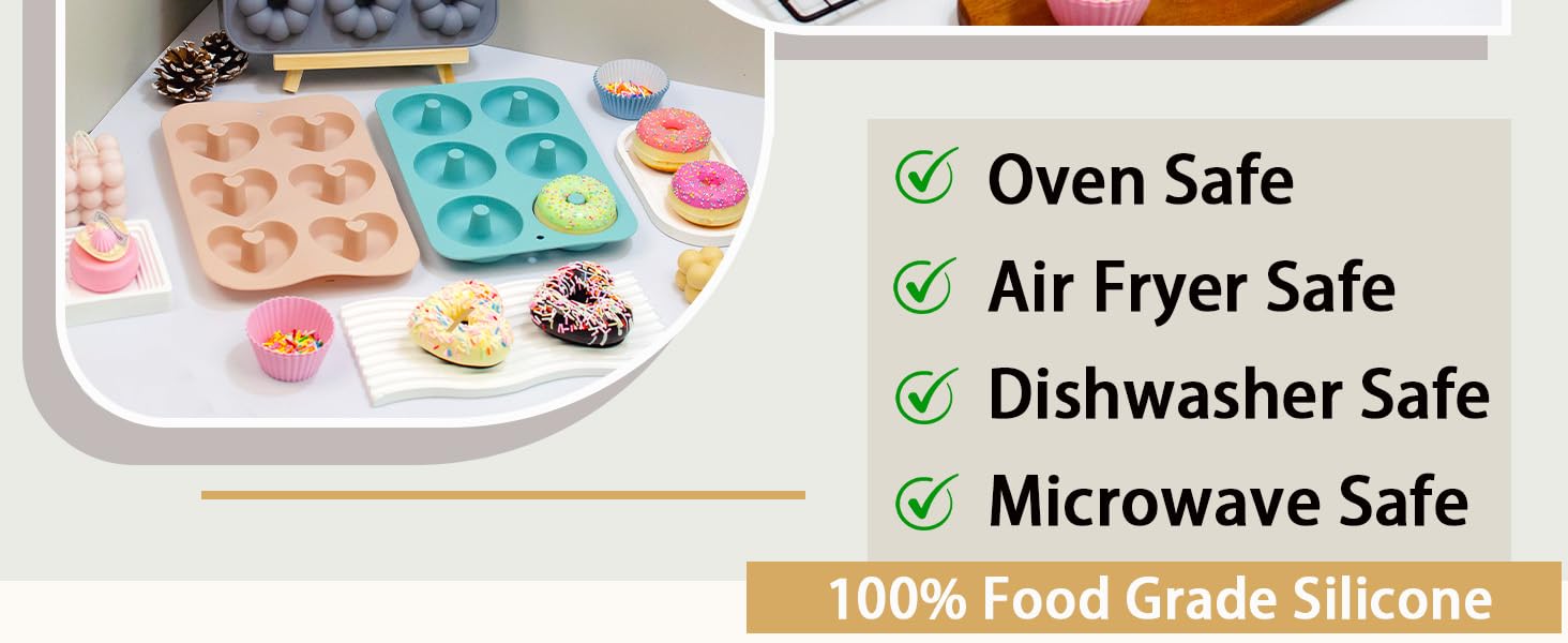 silicone donut pans for baking