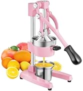 TONGCHANT Commercial Heavy-Duty Cast-Iron Hand-Press Manual Juicer Squeezer for Orange Lemon Lime...