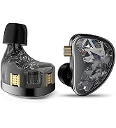 KZ AS24 in-Ear Monitors HiFi Earphone Wired,12BA Hybrid Drivers Tunable IEM Headphones Ergonomic ...