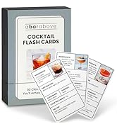 A Bar Above Cocktail Flash Cards, Deck of Cards with Step By Step Drinks, Ingredients Ratios and ...