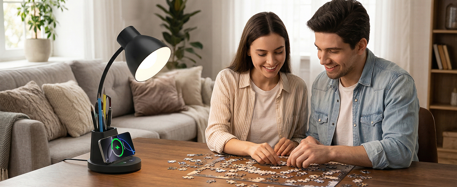 desk lamp for puzzles