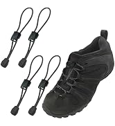 NDTEZUGT 2 Pairs Elastic No Tie Shoe Laces, Original Stretchy Shoelaces Replacement Laces for Mer...