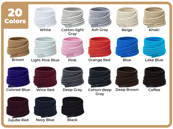 20 colors as you choose