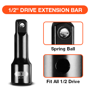1/2" DRIVE EXTENSION BAR