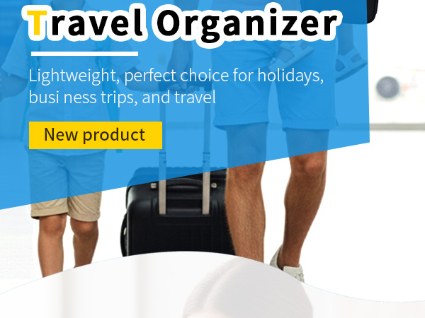 Electronics Travel Organizer Case, Tech Accessories Cord Storage Bag for Phone, Power Bank