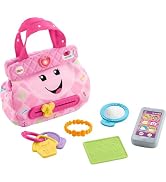 Fisher-Price Baby & Toddler Toy Laugh & Learn My Smart Purse with Lights, Learning Songs & 5 Acce...